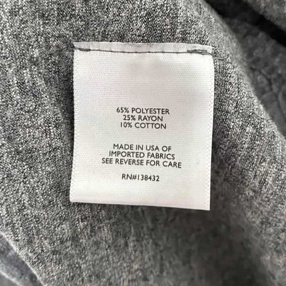 Modcloth Grey  Capped Sleeve Round Neck Tee Shirt - Picture 9 of 10